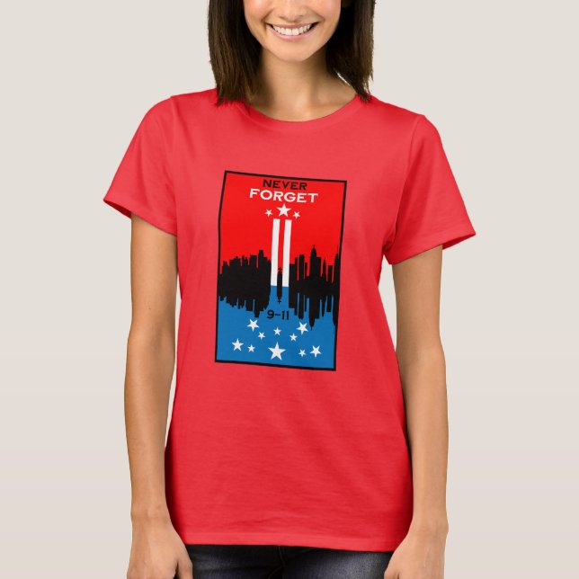 11 september minnesdag t shirt (Framsida)