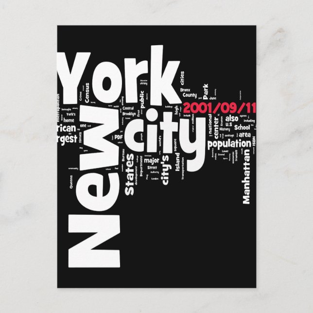 11 september vykort (Framsida)