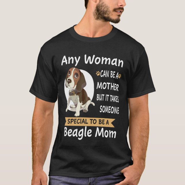 11 Speciellt för att vara en beagle Mamma T Shirt (Framsida)