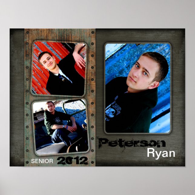 11-tums x14-tums 3-färgad stadsbladserver för SENI Poster (Framsidan)