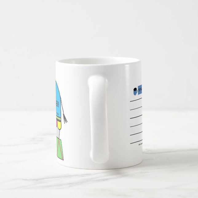 11 uns kaffe/teakoppen "minns" elefanten kaffemugg (Handtag)