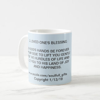 11 uns. KAFFEMUGG med "som ÄLSKAS ENS VÄLSIGNELSE
