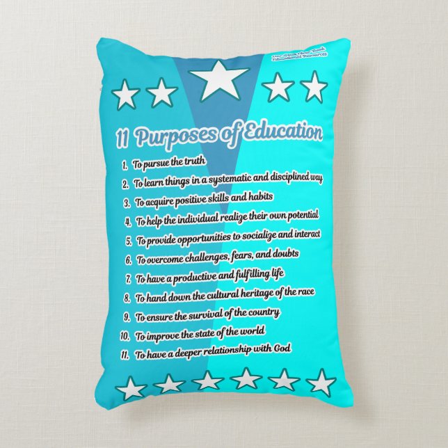 11 Utbildningsändamål Prydnadskudde (Framsidan(Vertikal))