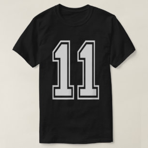 11 Varsity Sports Team Jersey 11:e födelsedagen T Shirt