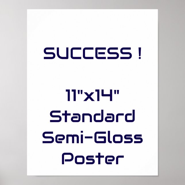 11"x14" Standard halvblank affisch (Framsidan)
