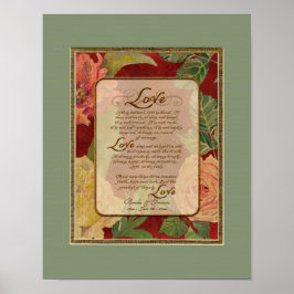 11 x 14-årsjubileum, Kärlek Kapitel 1 Corinthians Poster