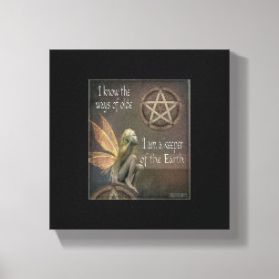 11 x 14 Innehavare av jorden Fairy Canvas
