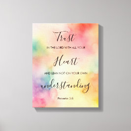 11 x 14 Proverbs 3:5 Wrap Wall Art Canvastryck