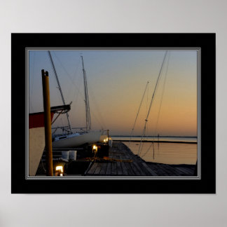 11 x 14 storlekt utskrift av Chandlers landning i Poster