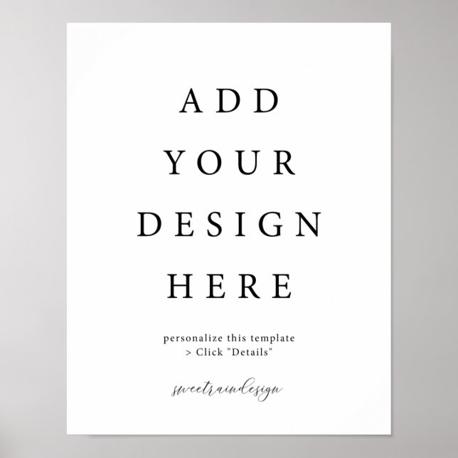 11 x 14-tums Poster Lodrät/Porträtt (Framsidan)