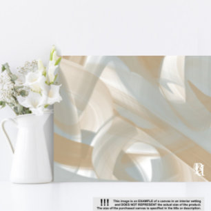 11 x 14-tums Sandy Tornado Trend Abstrakt Art Beig Canvastryck