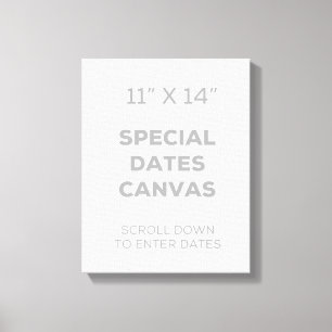 11 x 14-tums Speciell Data-arbetsyta Canvastryck