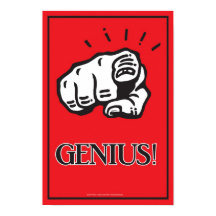 11 x 16 Genius-Poster