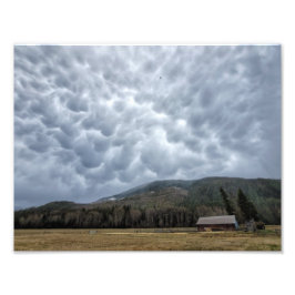 11" x 8,5" fotoutskrift || Cedar Mt Mammatus Fototryck