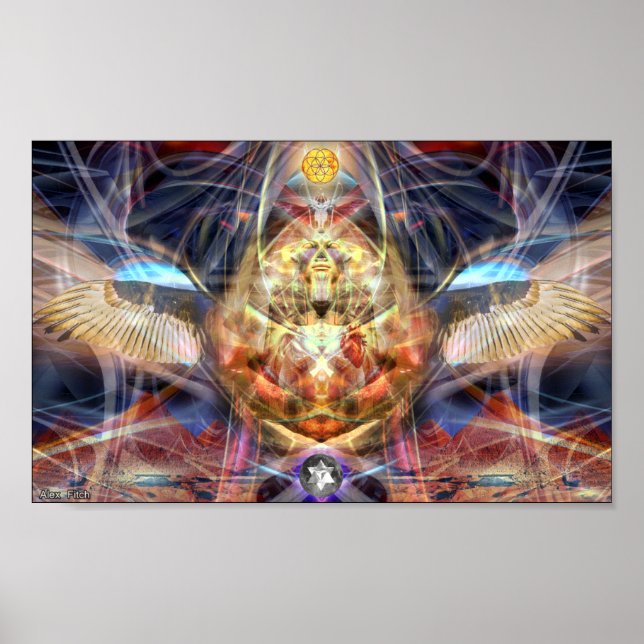 11 x 8,5" glansig poster av "Dreams of Egypten" (Framsidan)