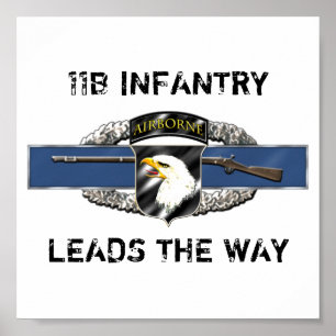 11B 101st Airborne Division Poster