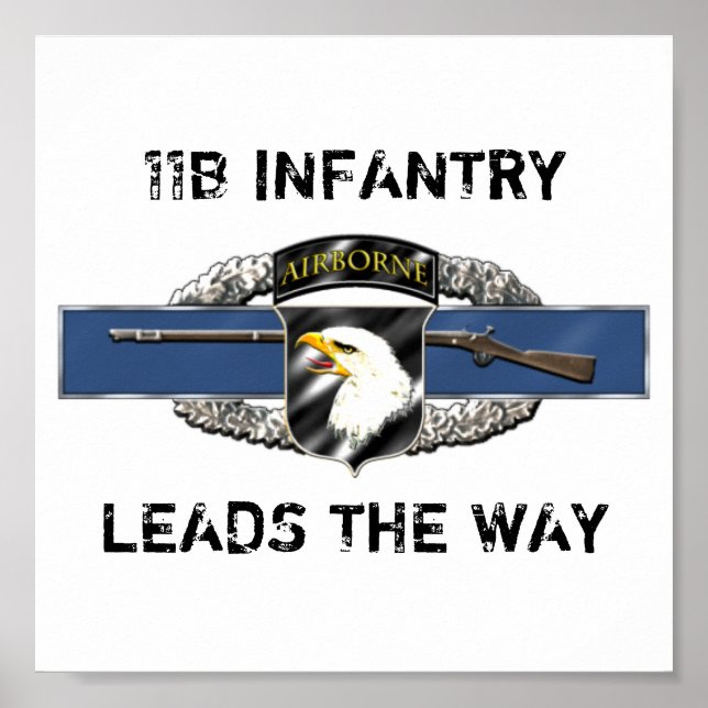 11B 101st Airborne Division Poster (Framsidan)