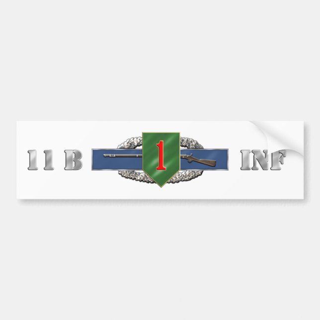 11B 1:a infanteridivisionen Bildekal (Framsidan)