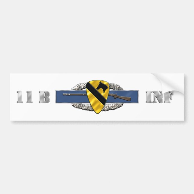 11B 1:a kavalleridivisionen Bildekal (Framsidan)