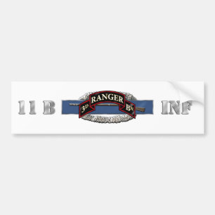 11B 75:e Ranger 3:e bataljonen Bildekal