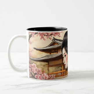 11oz Accent Coffee Mugg, 11oz kaffe kopp, Japan co Två-Tonad Mugg