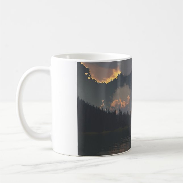 11oz mug with "Eclipse" image Kaffemugg (Vänster)