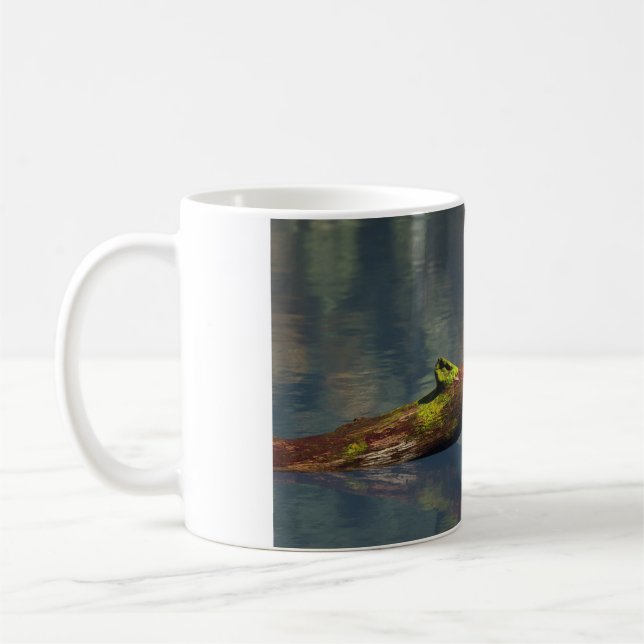 11oz mug with "Rebirth (Green)" image Kaffemugg (Vänster)