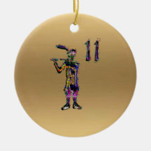 11th & 12:edekoration för dagjulafton,