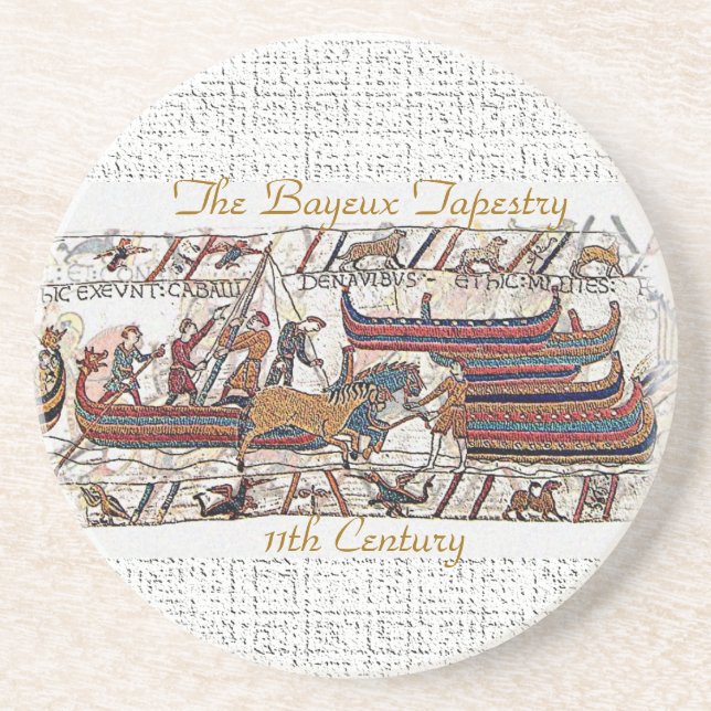 11th århundrade för Bayeux Tapestry Underlägg (Framsidan)