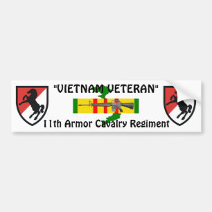 11th Armor Cav Reg stötfångare Bildekal