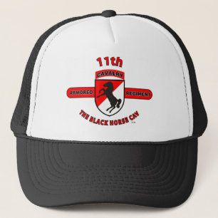 11TH ARMORED KAVALLERI REGIMENT "den SVART HÄSTEN Keps