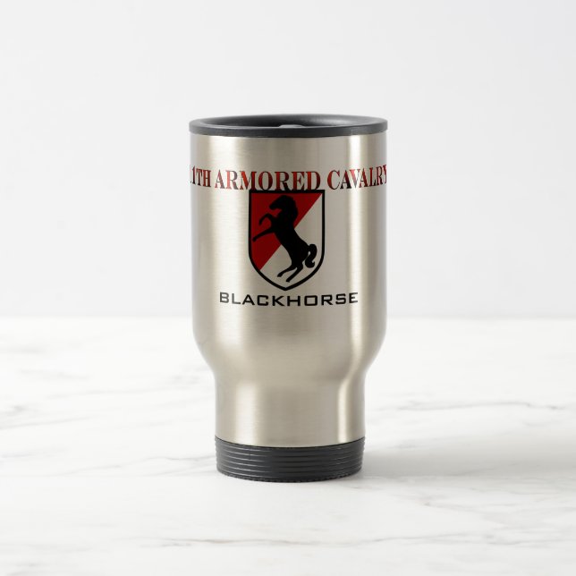 11th Armored kavalleriBlackhorse travel mug Resemugg (Center)