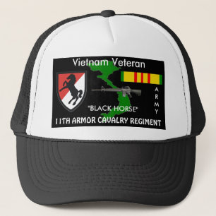 11th Armorkavalleri Regiment Vietnam bolllock Truckerkeps