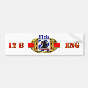 11th ingenjörbataljon för legitimation 12B 3rd Bildekal