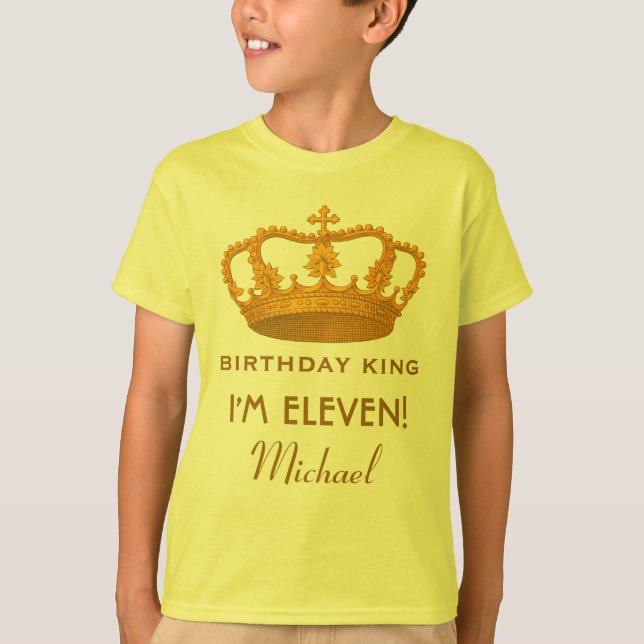 11th Krona W29 för namn för T-shirt (Framsida)