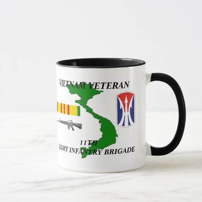 11th Ljus kaffe koppar för infanteribrigadveteran (Höger)