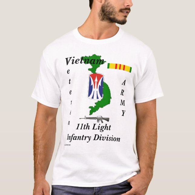 11th Ljusa Inf BDE-W T-shirt (Framsida)