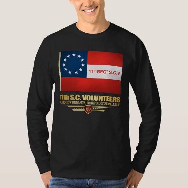11th South Carolina Volunteer Infantry T-shirt (Framsida)