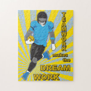 11x14 Fotbollspussel för färgblinda Pussel