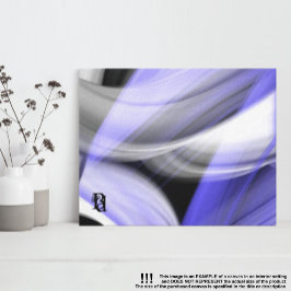 11x14" Lavender Moon Trend Abstract Art Violet Canvastryck
