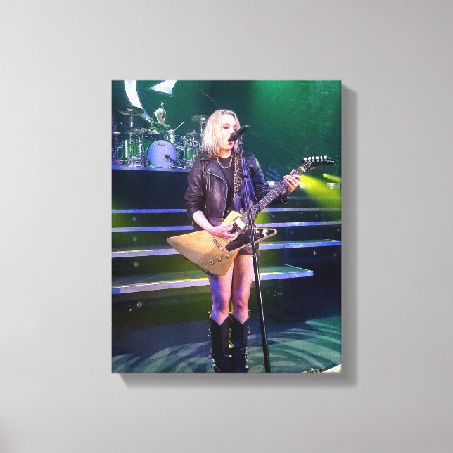 11x14 Lzzy Hale Halestorm Canvas Rock N Roll (Framsida)