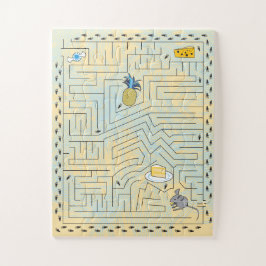 11x14 Maze Puzzle för färgblinda barn Pussel