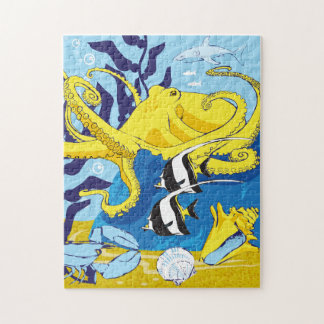 11x14 Ocean Puzzle för färgblinda Pussel