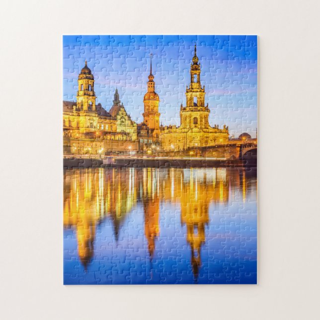 11x14 Photo Puzzle med Gift Box Dresden Pussel