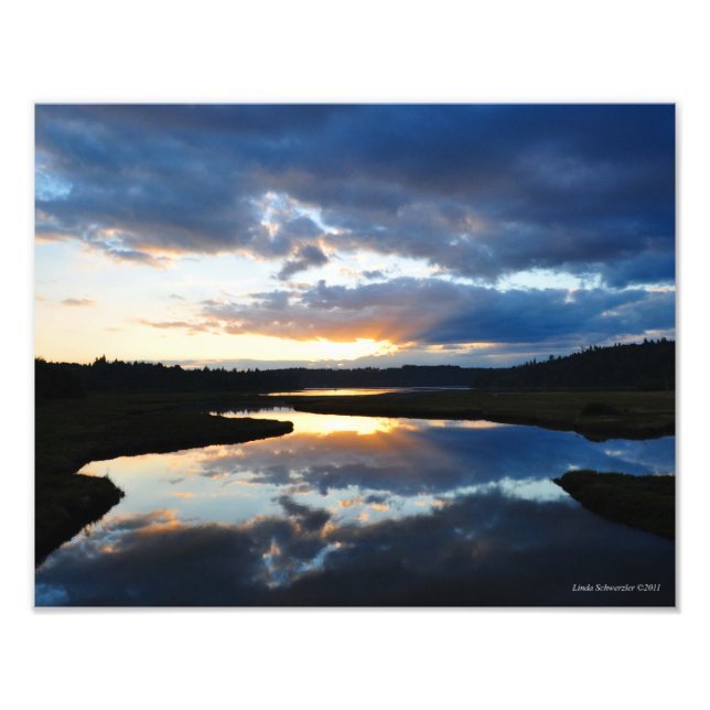 11X14 Solreflektion Fototryck (Framsidan)