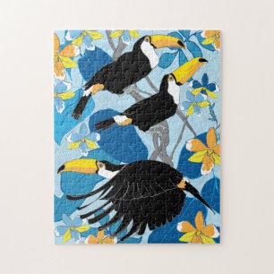 11x14 Toucan Puzzle för färgblinda personer Pussel