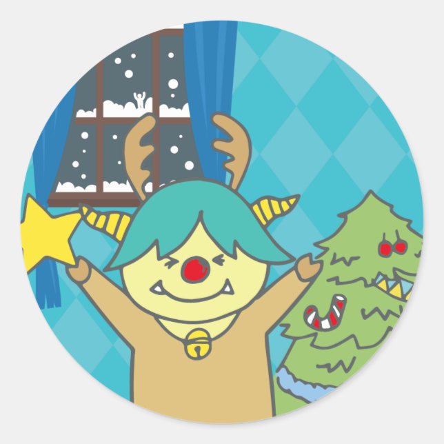 12月モンスターシール RUNT KLISTERMÄRKE (Framsida)