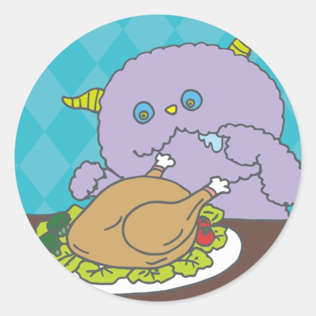 12月モンスターシール RUNT KLISTERMÄRKE (Framsida)