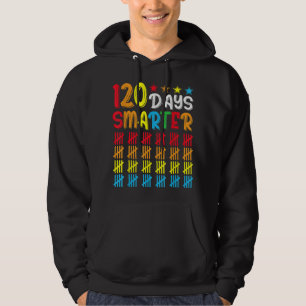 120:e dagen för skollärare Child Kid Lycklig 120 D Hoodie