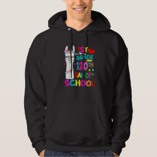 120:e dagen i skolan, inget problem lama glad 120: hoodie